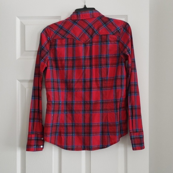 Levi's Red Plaid Shirt - Picture 5 of 5